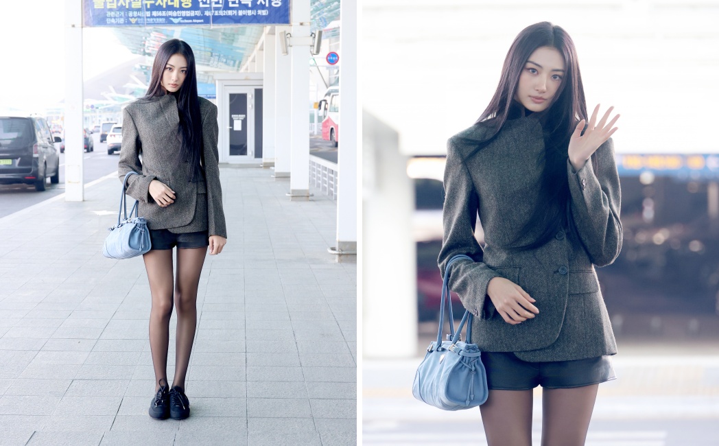 [공항패션] 미야오 가원, 프라다 쇼 가는 길… 겨울 쇼츠는 이렇게 27-Image